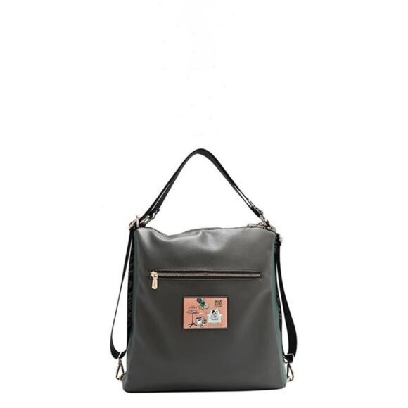 Nicole Lee USA Multifunction Adjustable Strap Eco-Leather Backpack - Picture 4 of 7